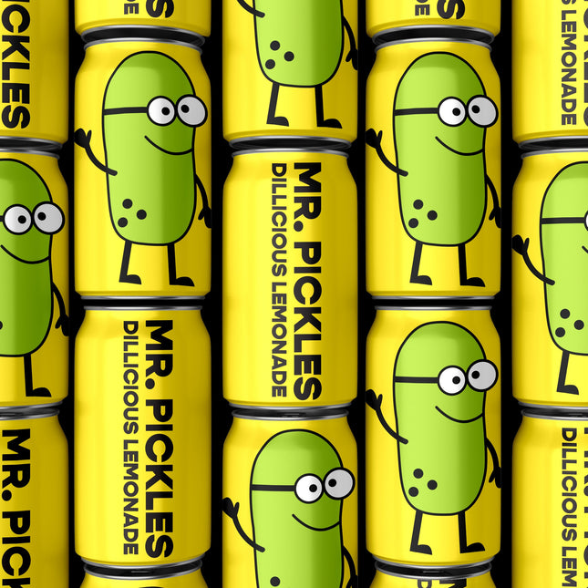 Mr. Pickles Dillicious Lemonade drink soda